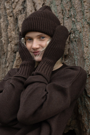 Rotondo 100% Merino Hat Chocolate