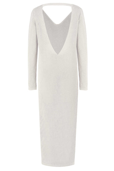Mare 100% Linen Long Dress White