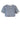 Energia 100% Linen Crop Top Navy