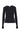 SALANIDA Merino Wool Long-sleeve Top in Black | BRERA