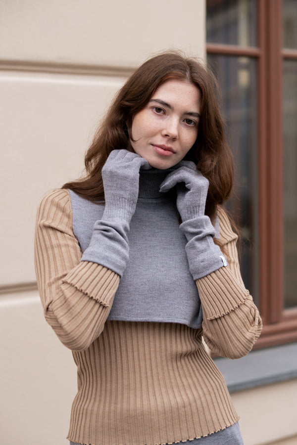 Punto & Via 100% Merino set Light Grey