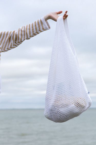 Mare 100% Linen Summer Bag White