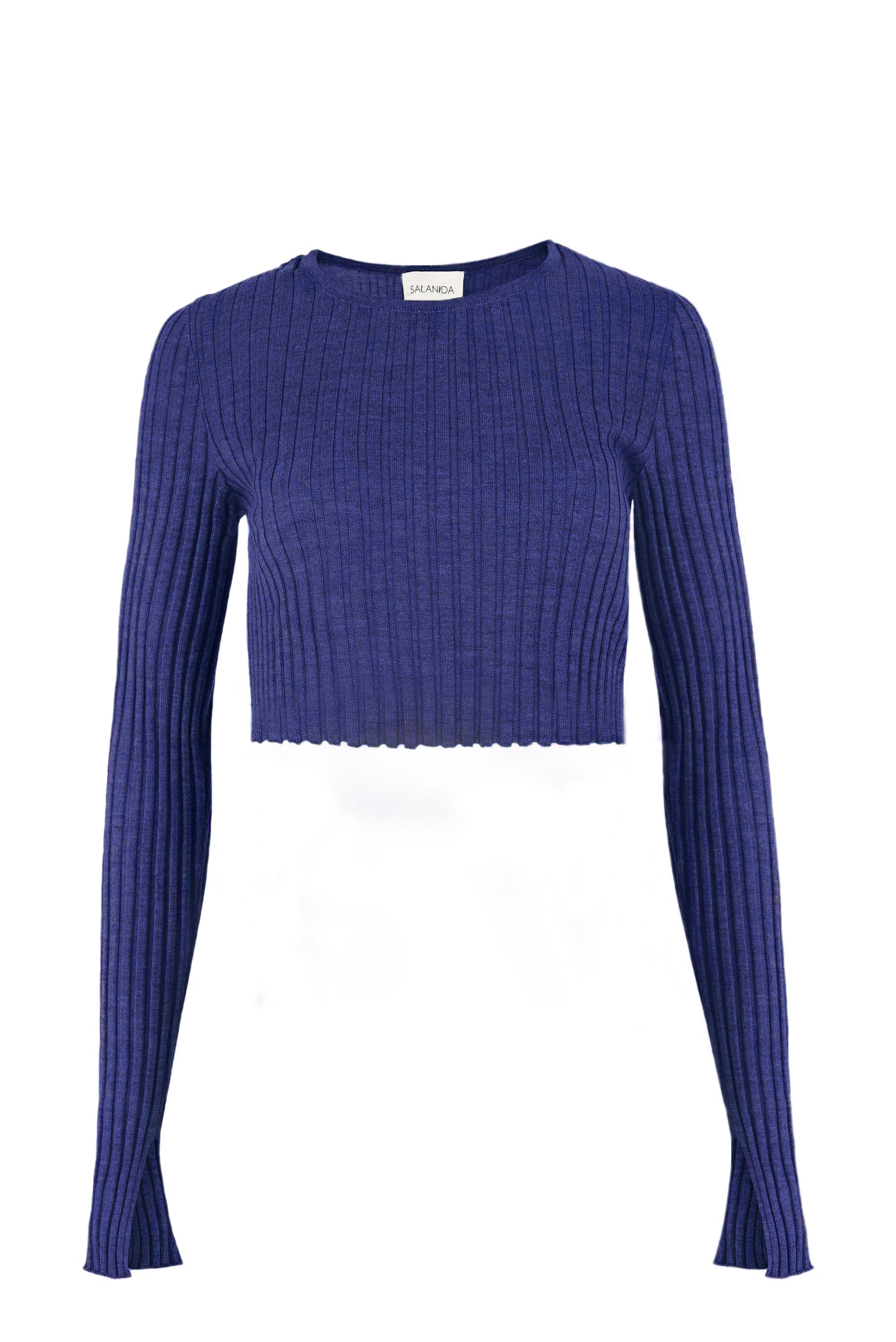 Brera 100% Merino Crop Top Navy *LIMITED EDITION*