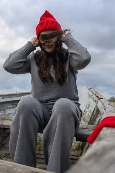 Rotondo 100% Merino Hat Red