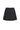 Piccolo Pleated 100% Merino Mini Skirt Black Melange