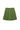 Piccolo Pleated 100% Merino Mini Skirt Olive Green