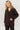SALANIDA Merino Wool Knitted Blazer in Chocolate Brown | FORZA