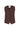 Galante Knitted 100% Merino Waistcoat Chocolate