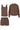 Sabbia 3 Piece Set Chocolate