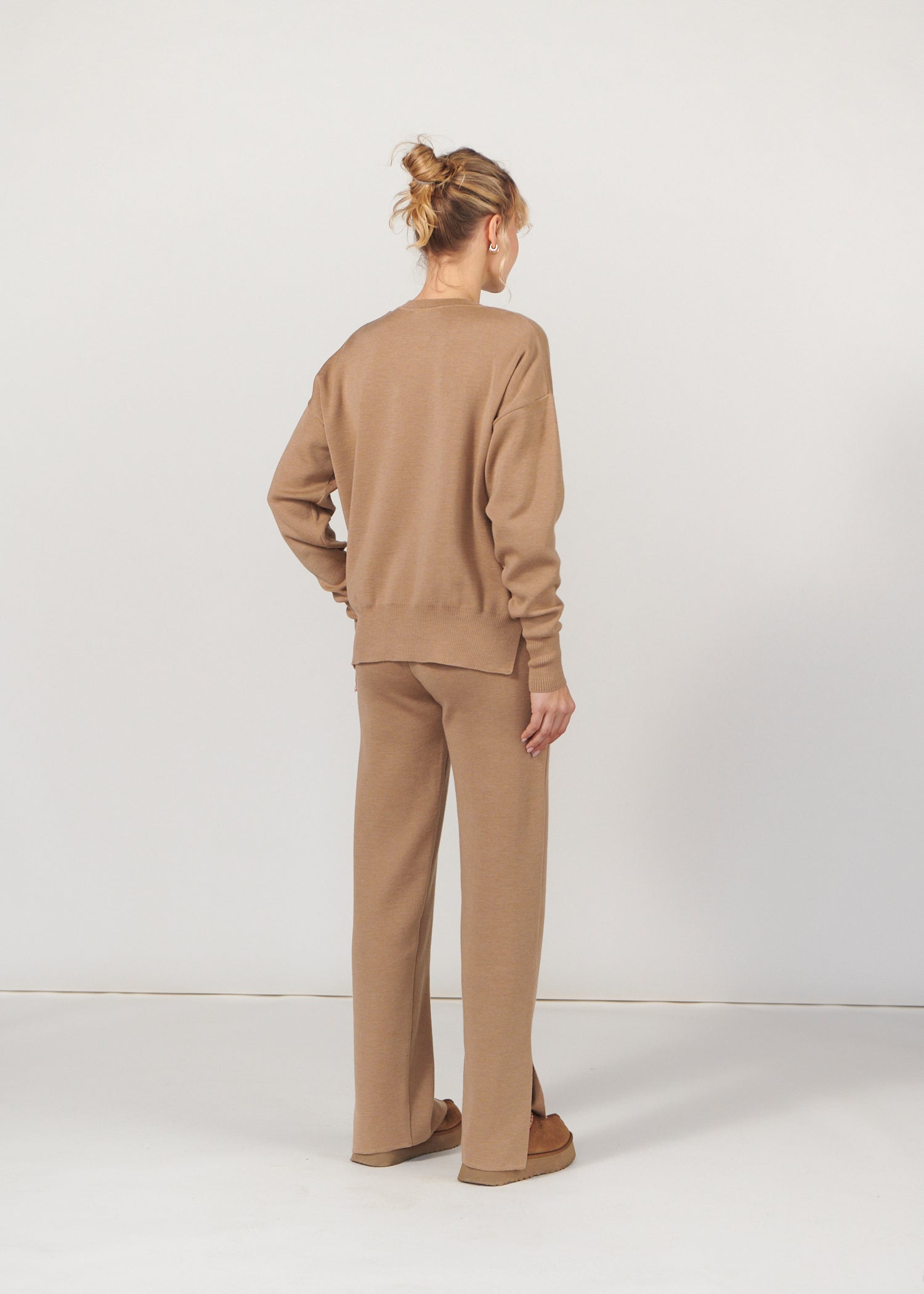 Ora 100% Merino Pants Beige