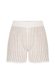 Sole 100% Linen Beach Shorts White