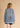 SALANIDA Linen Long-sleeve Top in Navy | TANTO