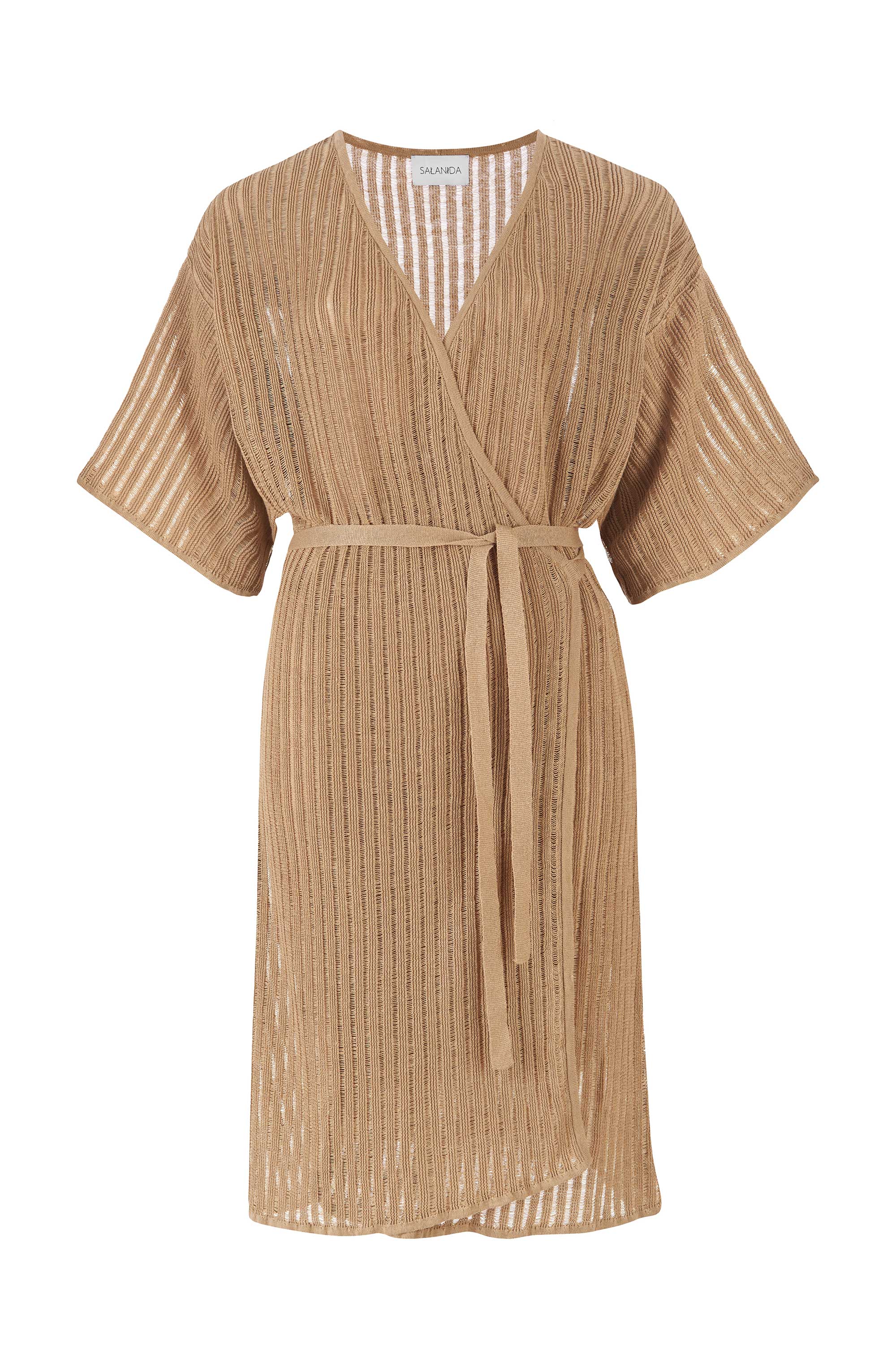 Sole 100% Linen Beach Dress Sand