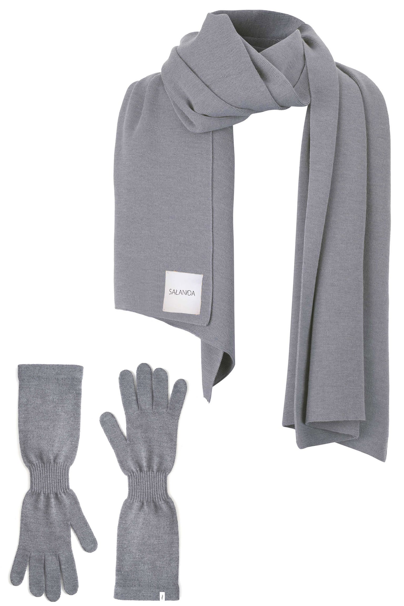 Via 100% Merino Set Light Grey